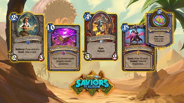 Hearthstone: لقطة شاشة Saviors of Uldum