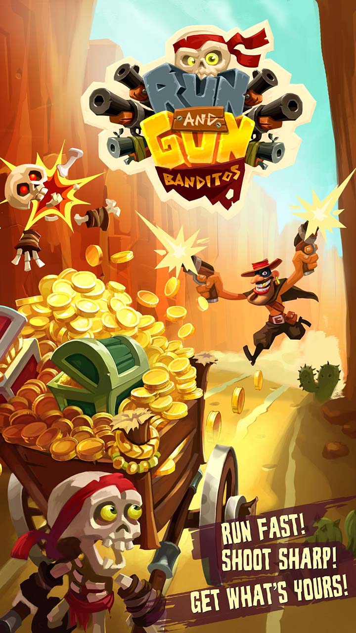 شاشة Run & Gun BANDITOS 0