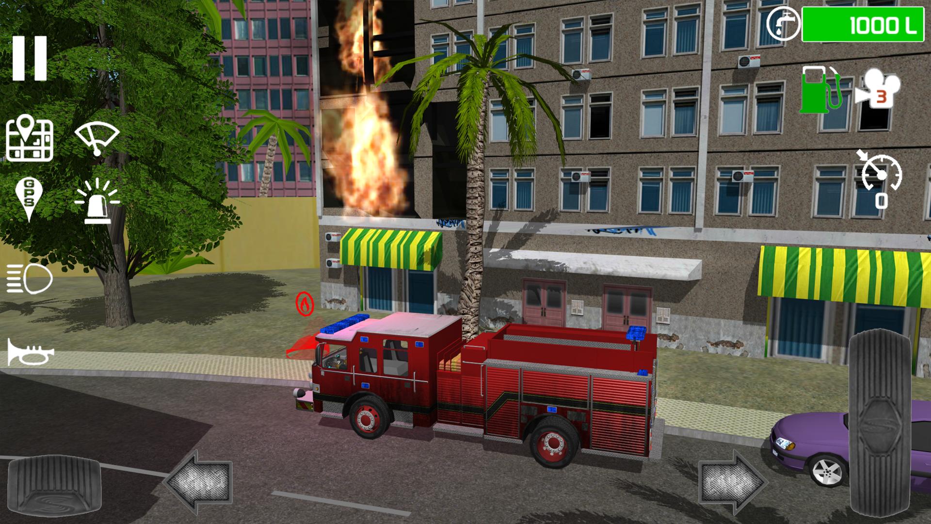 شاشة Fire Engine Simulator 2