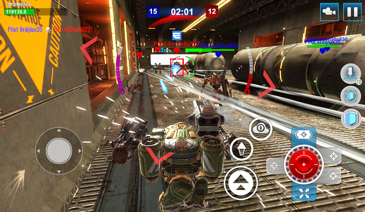 شاشة Mech Wars 4