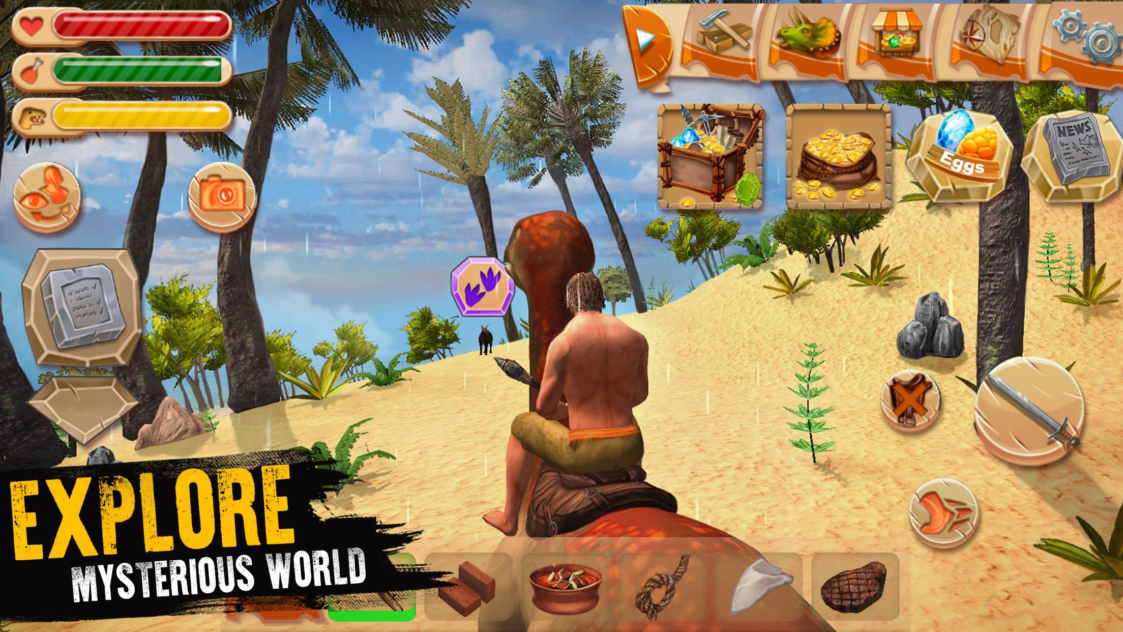 شاشة Jurassic Survival Island 3