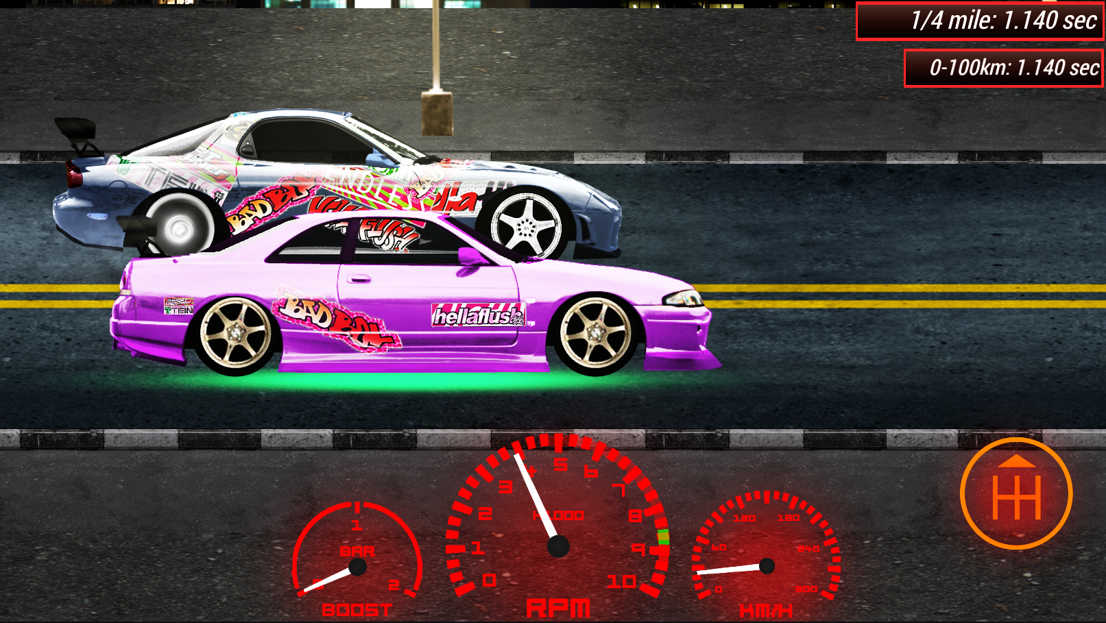 شاشة Japan Drag Racing 2D 1
