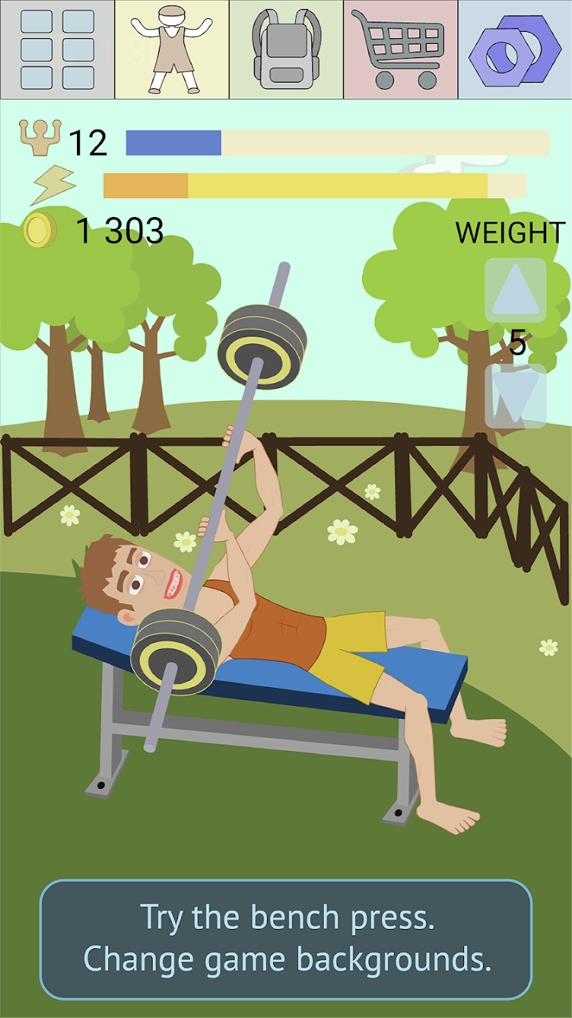 شاشة Muscle Clicker 2 3