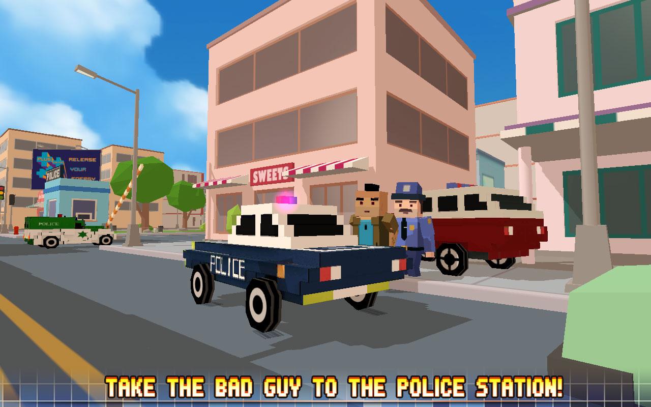 شاشة Blocky City Ultimate Police 2