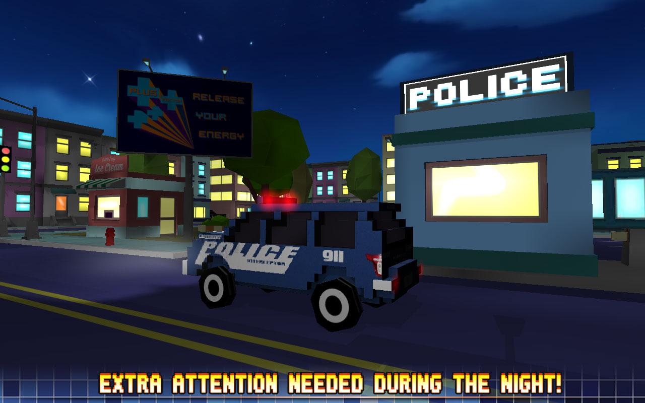 شاشة Blocky City Ultimate Police 3