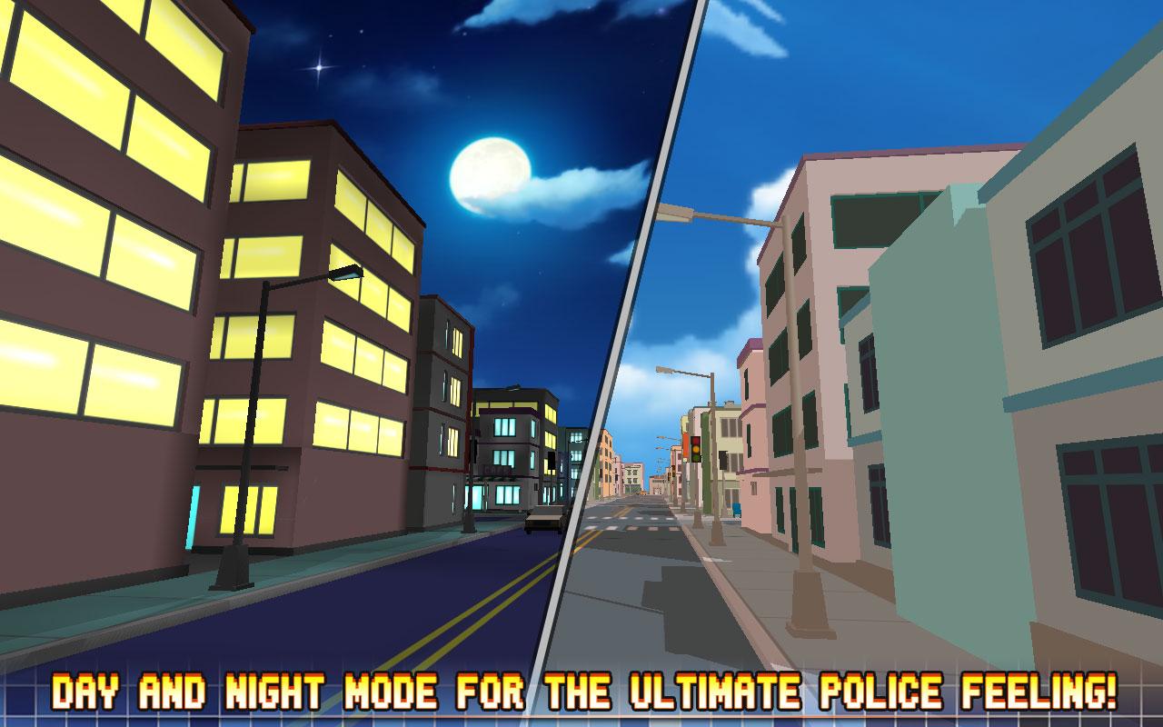 شاشة Blocky City Ultimate Police 4