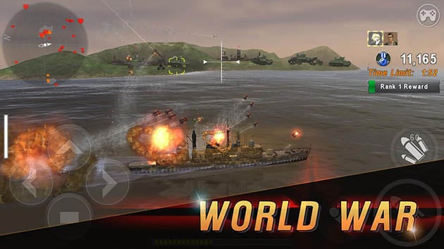 Warship Battle: 3D World War II screenshot 1