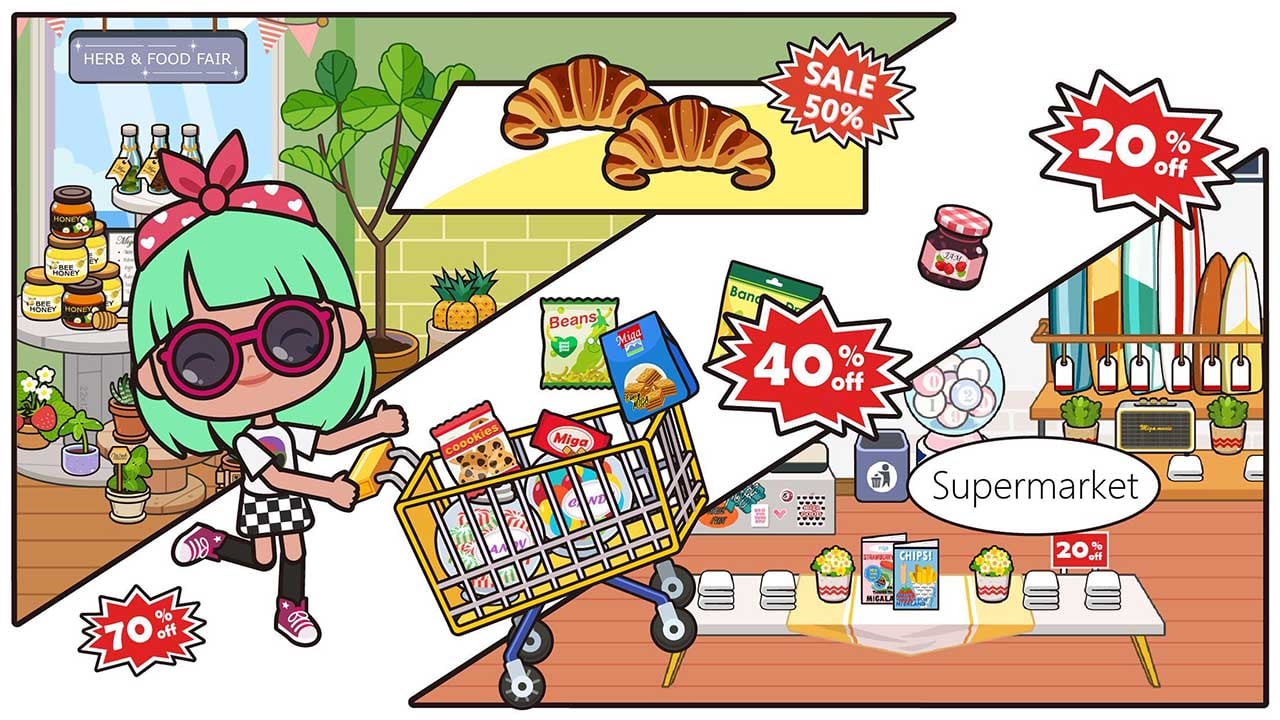 شاشة Miga Town My Store 1