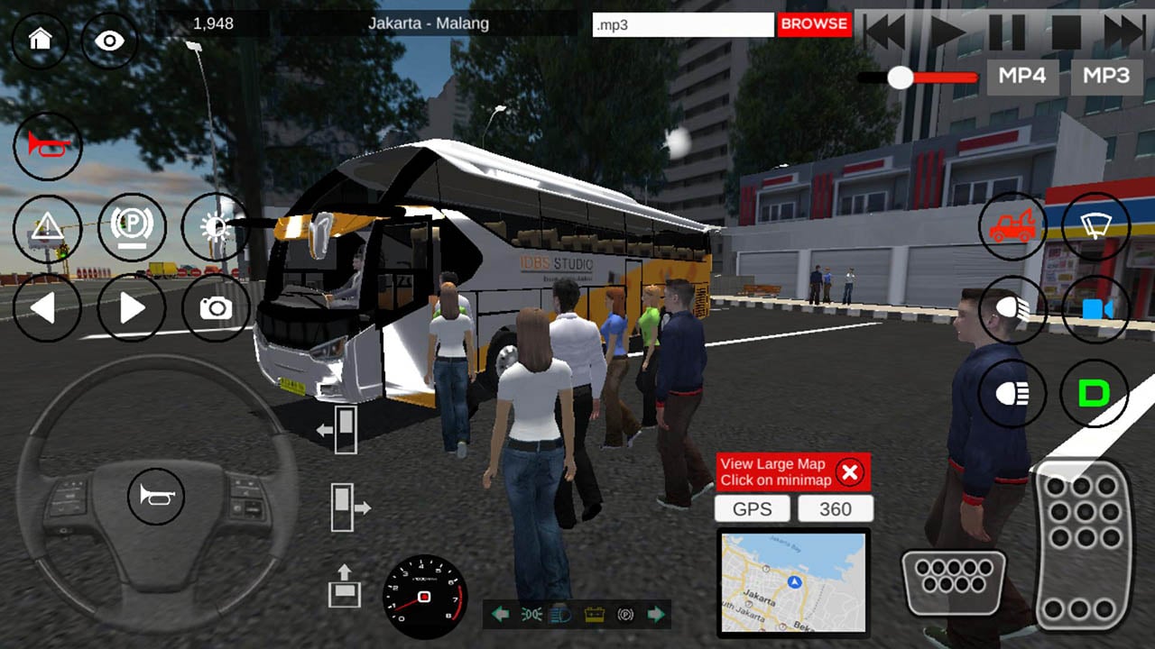 شاشة IDBS Bus Simulator 1