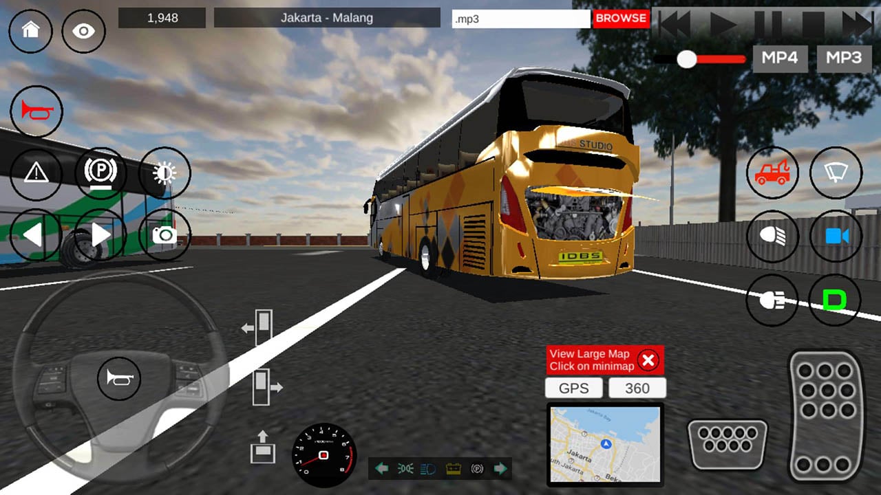 شاشة IDBS Bus Simulator 2