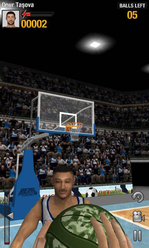 لقطة شاشة ملصق كرة السلة الحقيقية 3