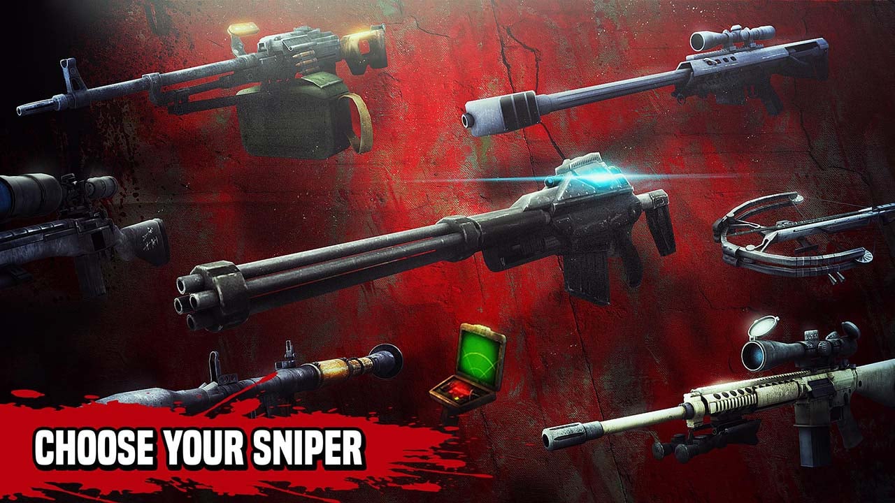 شاشة Zombie Hunter Sniper 3