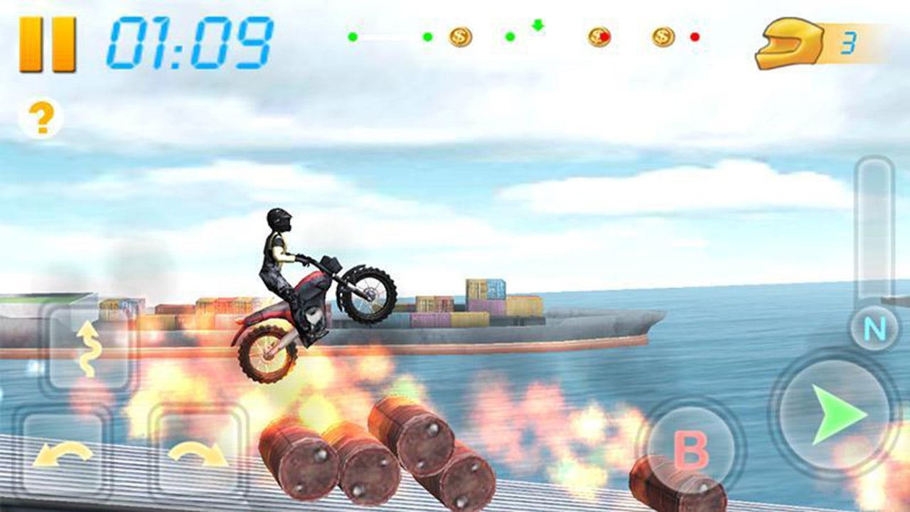 شاشة Bike Racing 3D 4