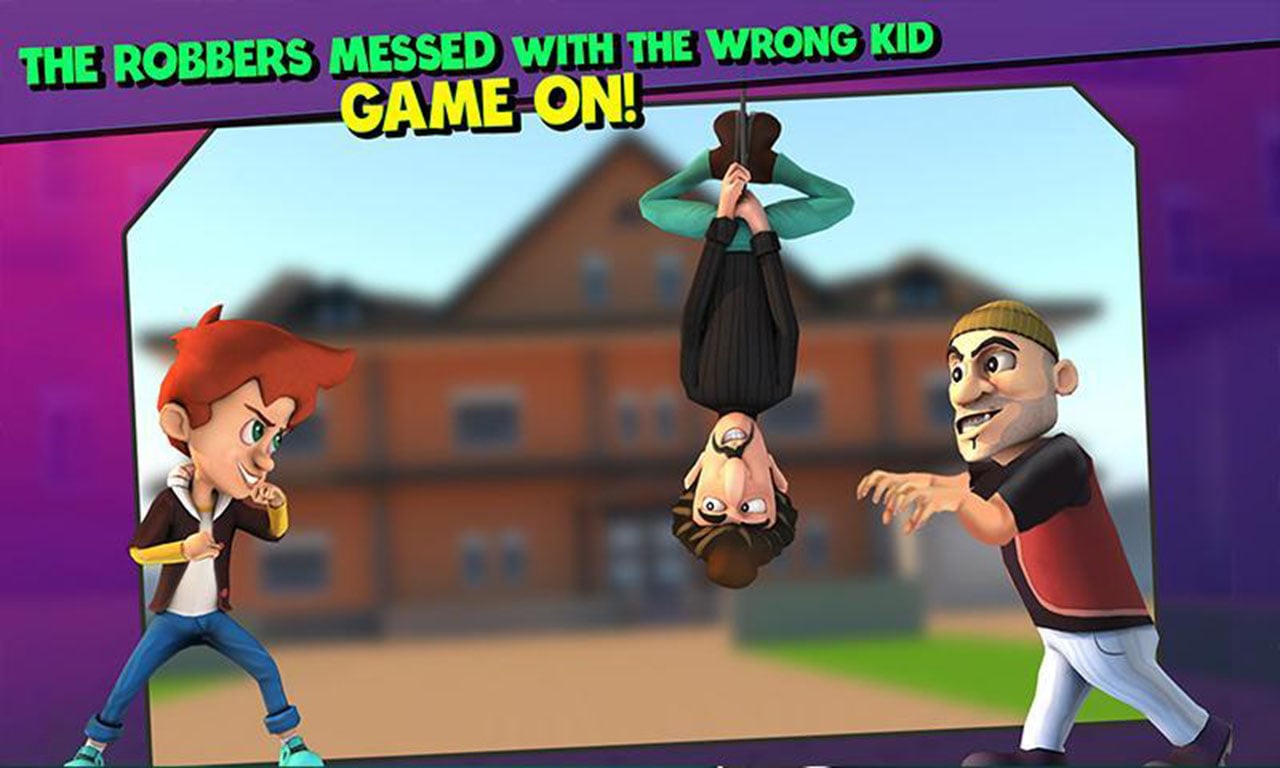 شاشة لعبة Scary Robber Home Clash 0