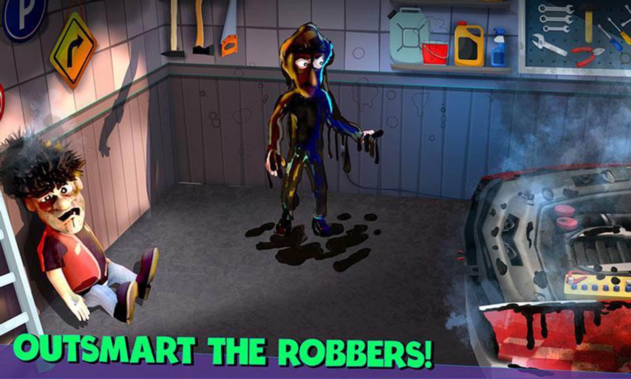 شاشة Scary Robber Home Clash 2