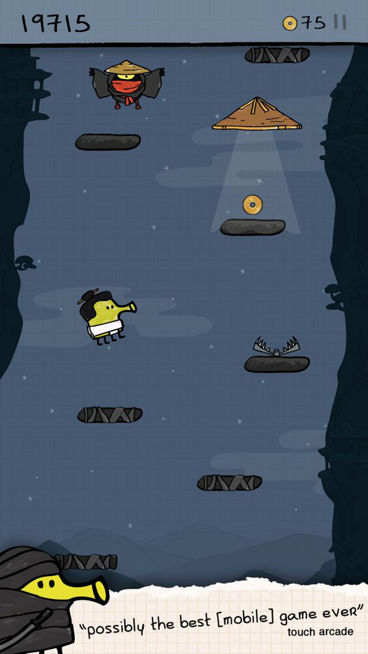 شاشة Doodle Jump 3