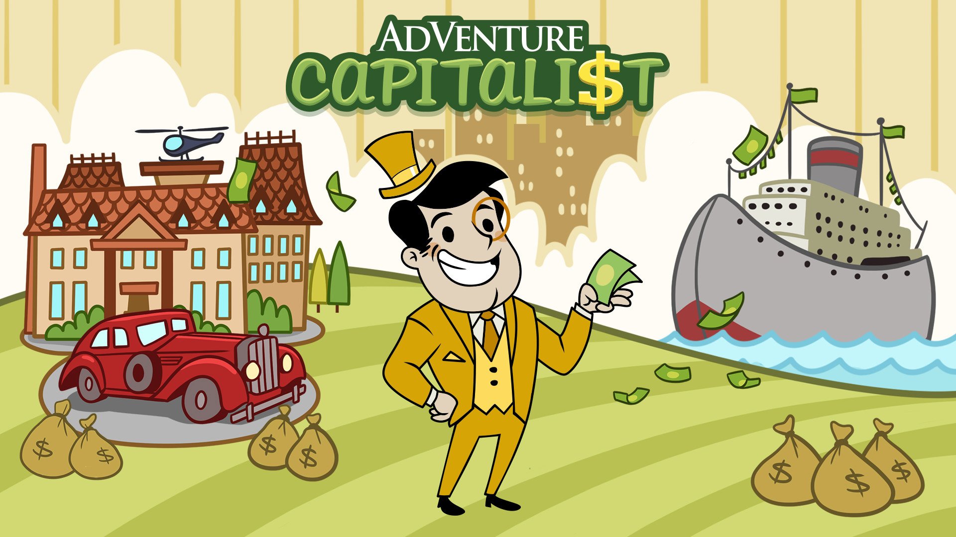 ملصق AdVenture Capitalist