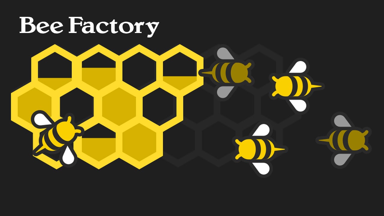 ملصق مصنع النحل