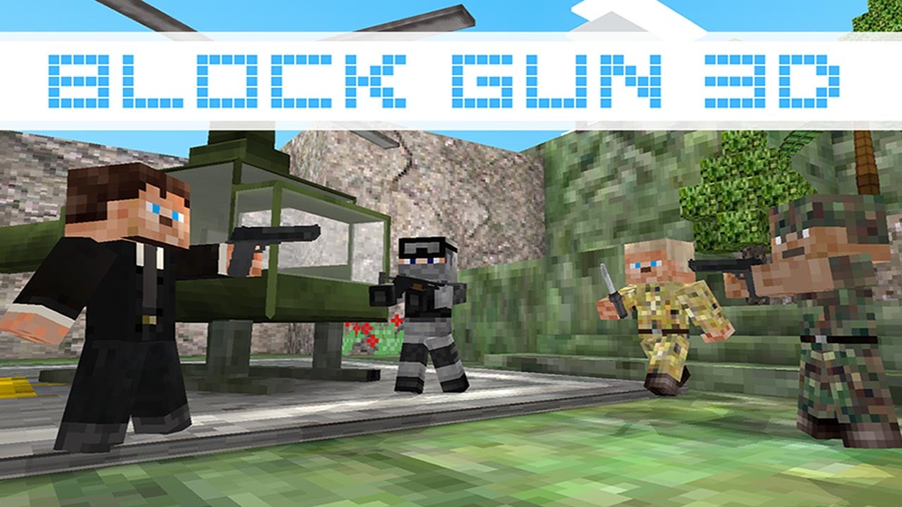 ملصق Block Gun 3D Ghost Ops