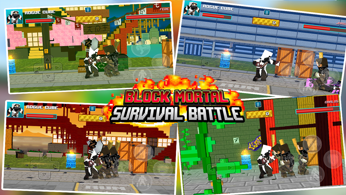 شاشة Block Mortal Survival Battle 4