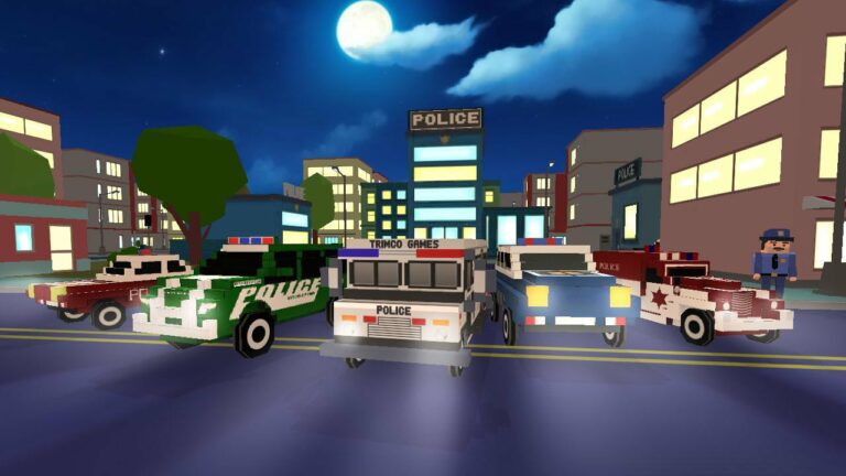 ملصق Blocky City Ultimate Police