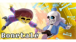 ملصق Bonetale Fangame