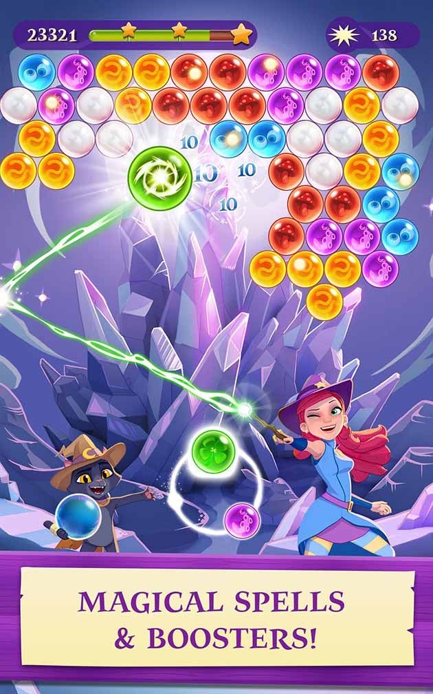 Bubble Witch 3 Saga لقطة الشاشة 1