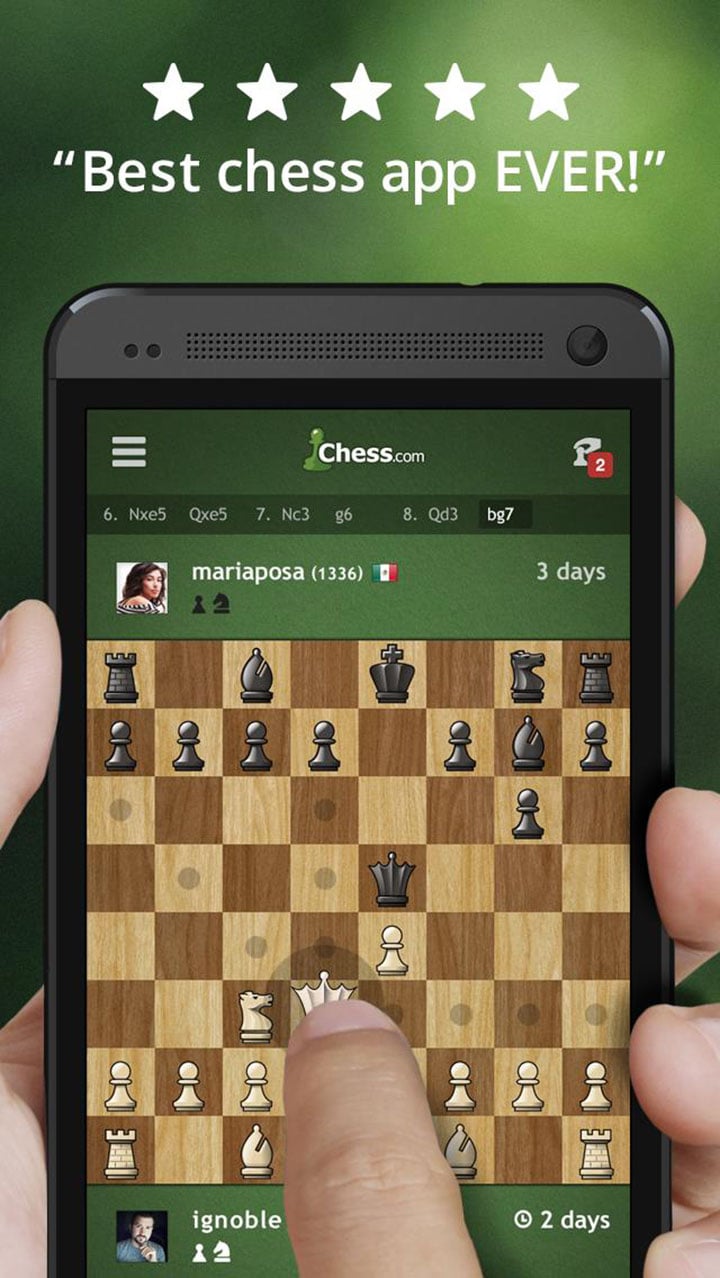 شاشة الشطرنج ، العب وتعلم 0