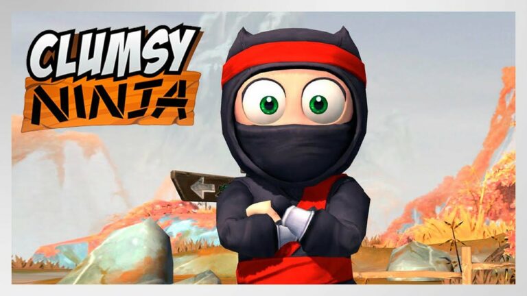 ملصق Clumsy Ninja