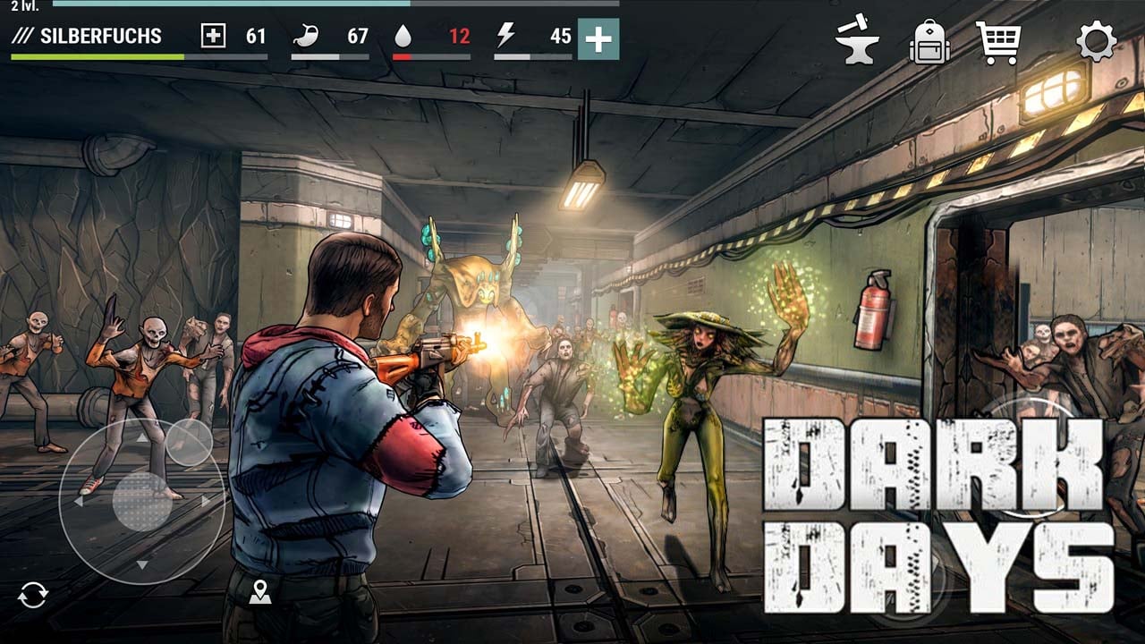 ملصق Dark Days Zombie Survival