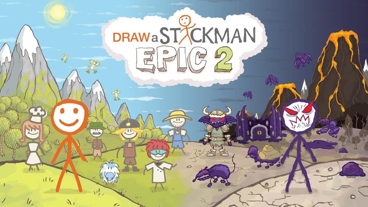 ارسم ملصق Stickman EPIC 2