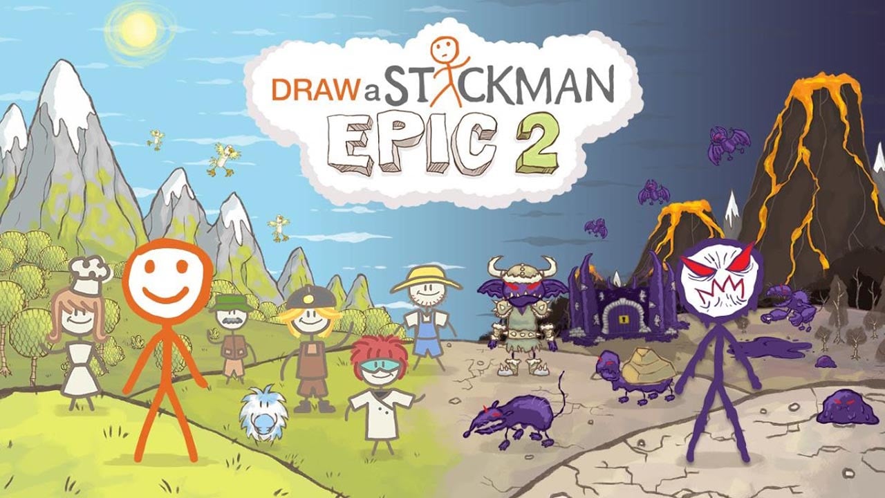 ارسم ملصق Stickman EPIC 2