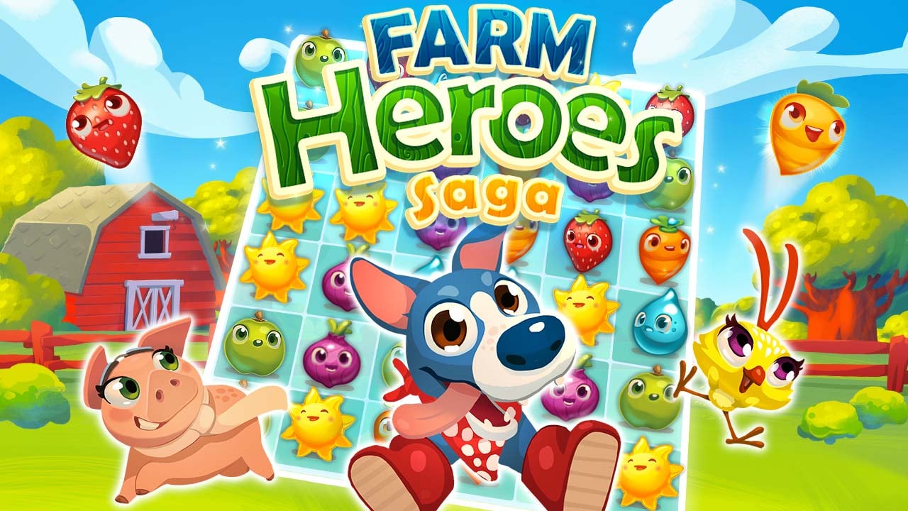 ملصق Farm Heroes Saga