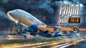 ملصق Flight Sim 2018