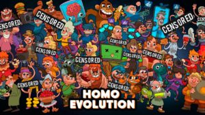 ملصق Homo Evolution