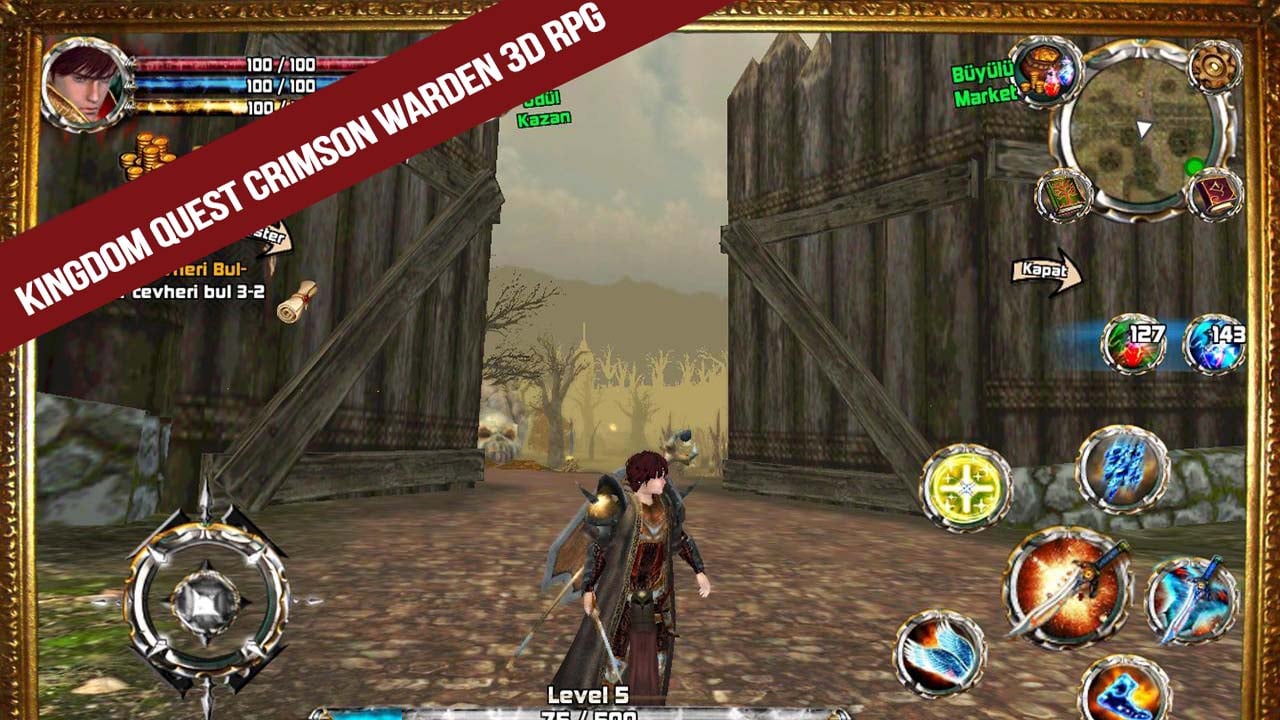 Kingdom Quest Crimson Warden 3D ملصق آر بي جي
