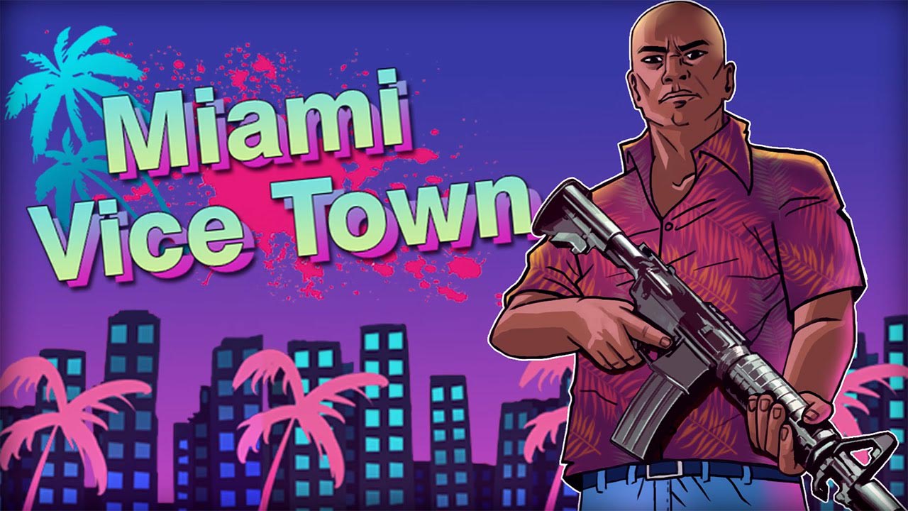 ملصق Miami Crime Vice Town