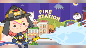 Miga Town: لافتة My Fire Station