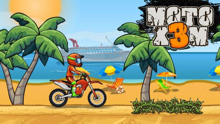 ملصق لعبة Moto X3M Bike Race