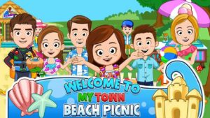 ملصق My Town Beach Picnic