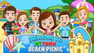 ملصق My Town Beach Picnic