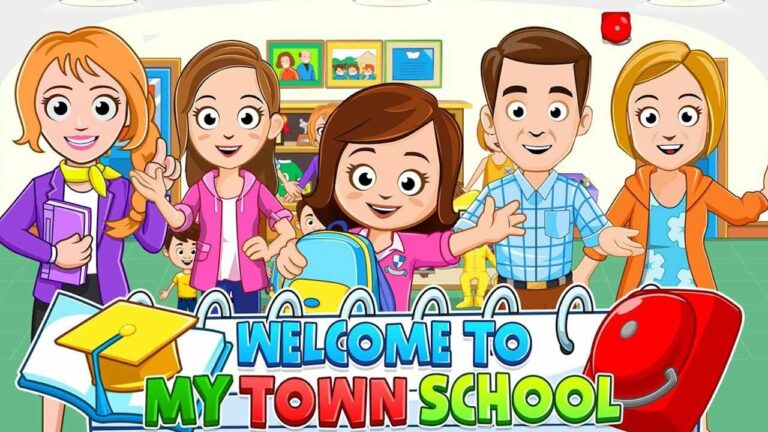 ملصق My Town School