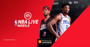ملصق NBA LIVE Mobile لكرة السلة