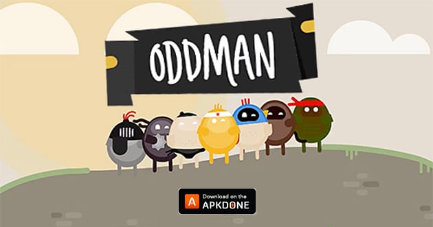 ملصق Oddman