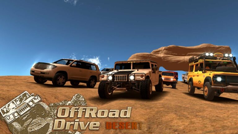 ملصق OffRoad Drive Desert