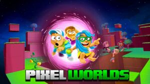 ملصق Pixel Worlds MMO Sandbox