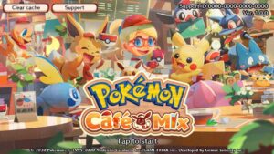 ملصق Pokémon Café Mix