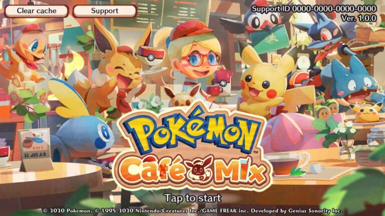 ملصق Pokémon Café Mix