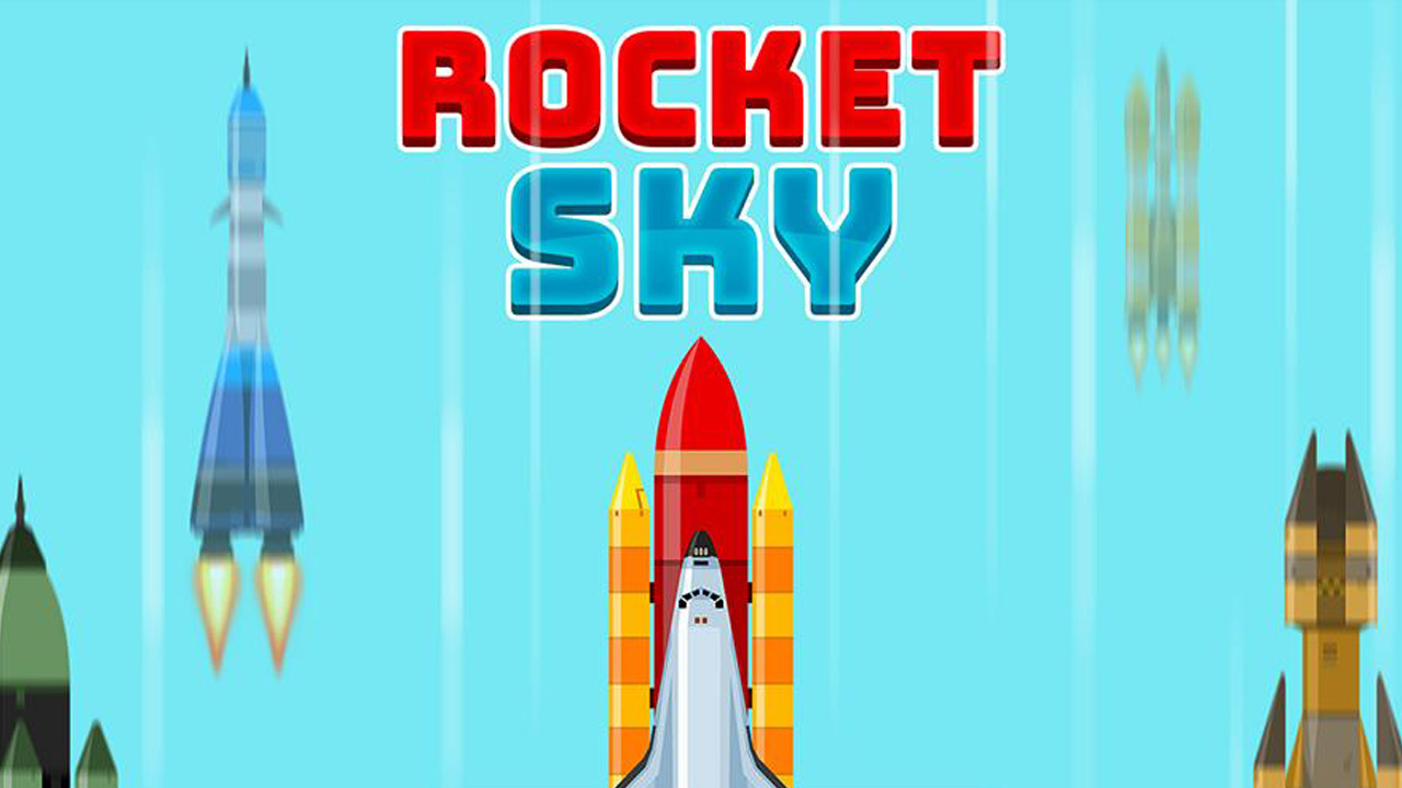 ملصق Rocket Sky