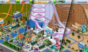 شاشة الجوال RollerCoaster Tycoon 4 1